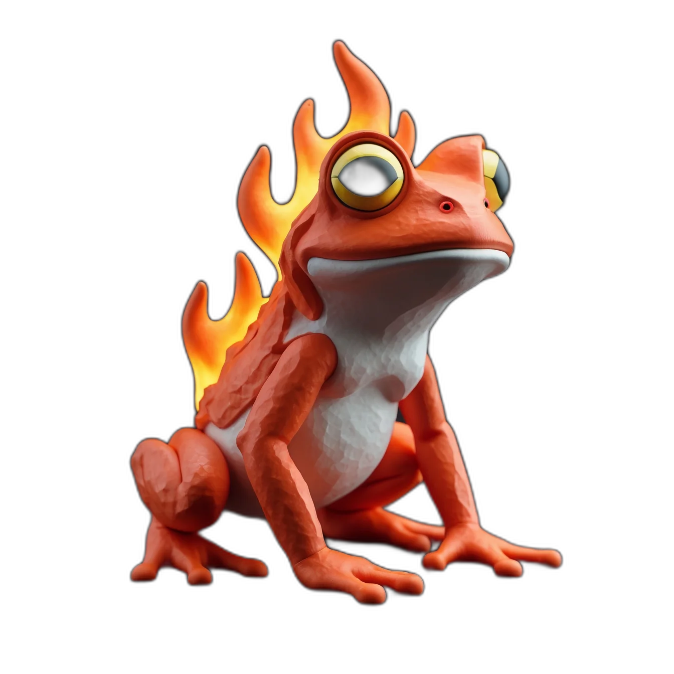 Volcano Frog character